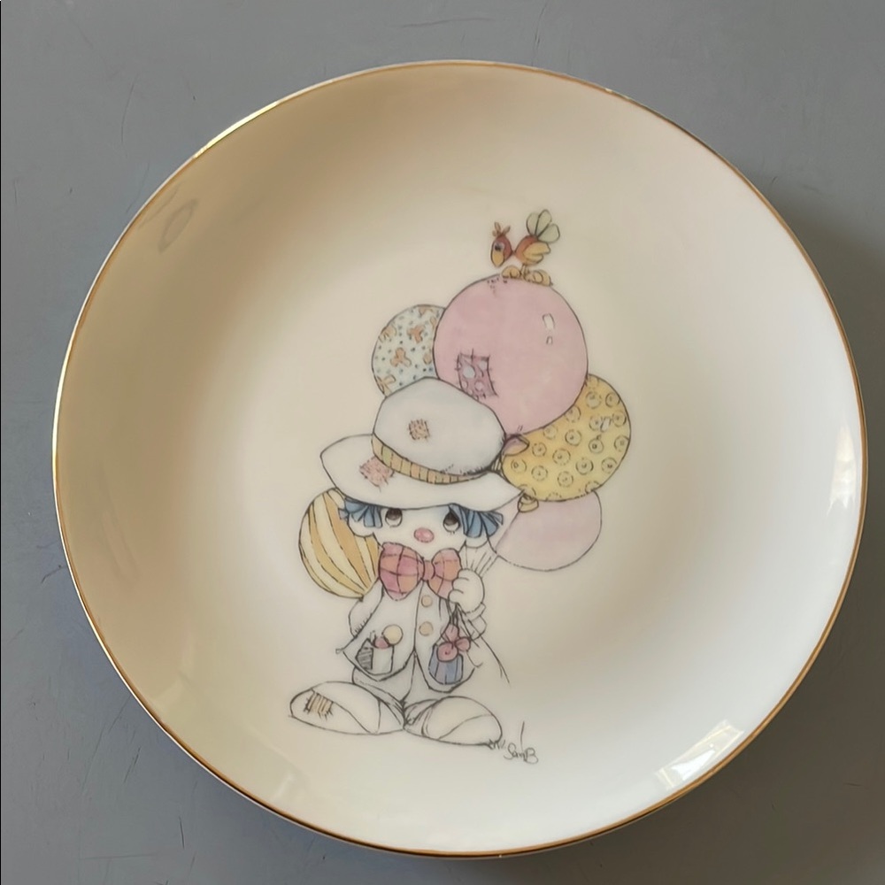 Precious Moments accent collection 1984 collector plate